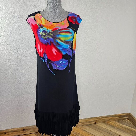 Frank Lyman Bold Floral Print Dress - Picture 6 of 9